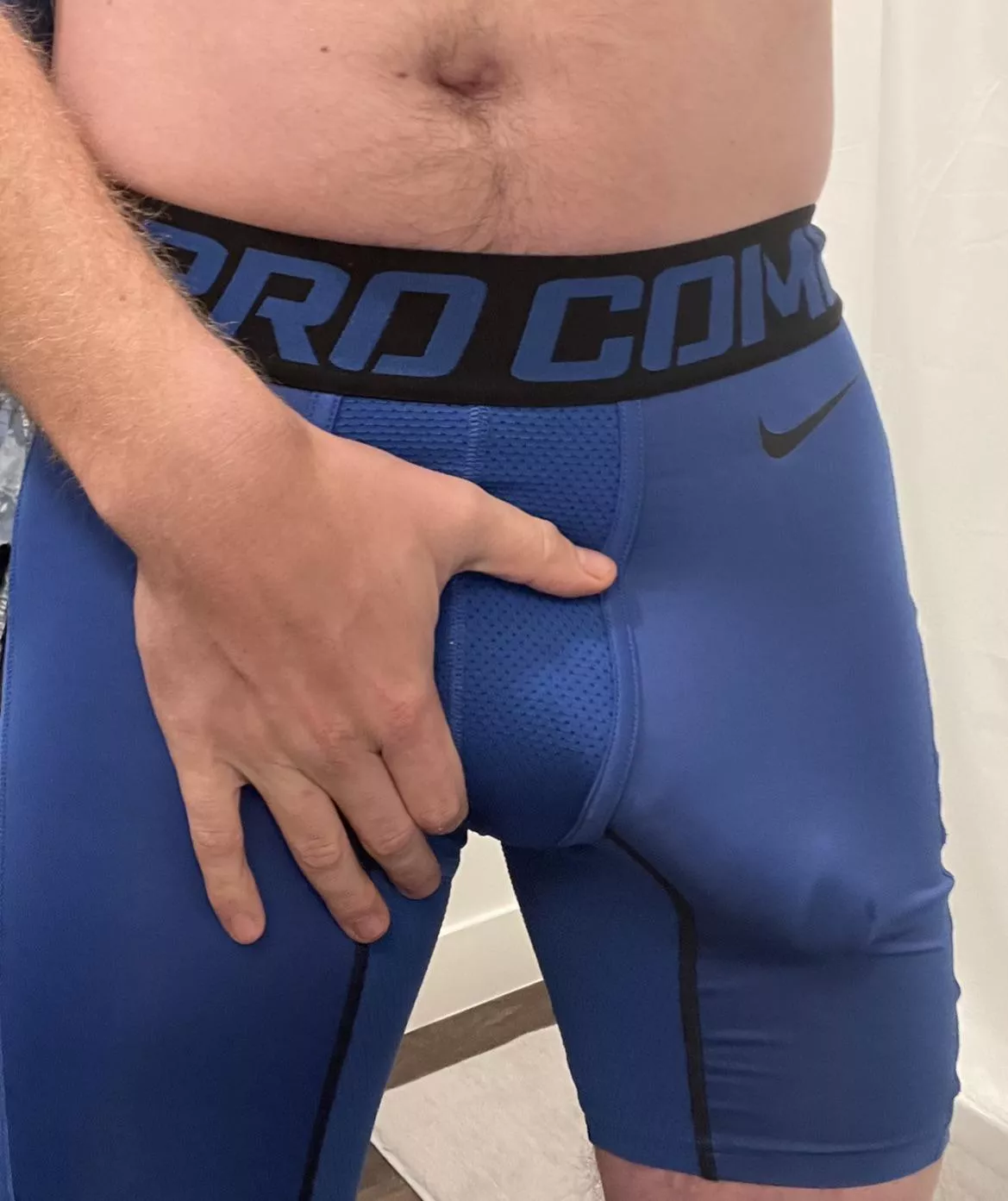 Would you be upset if I was walking around the locker room like this?