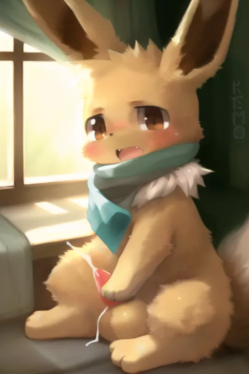 your Eevee can't help himself [m] (kemonymous)