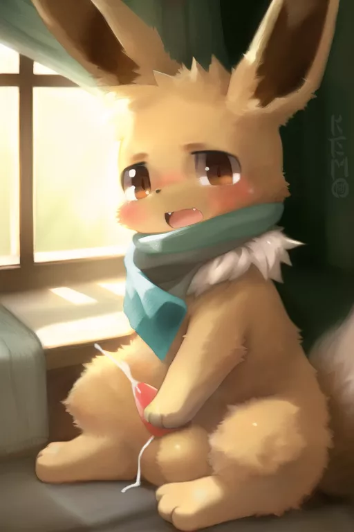 your Eevee can't help himself [m] (kemonymous)