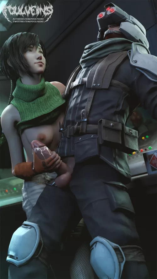 Yuffie causes a distraction (foulveins)