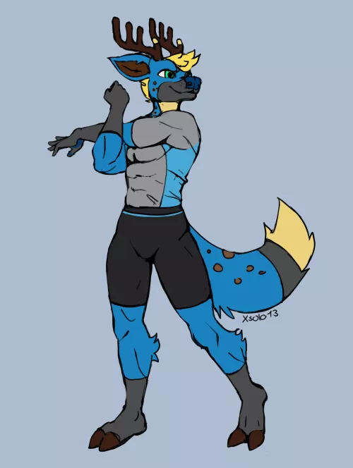 20€ colored sketch commission I did for kashrileydeer! ^^ I’m open for commissions if anyone is interested :>