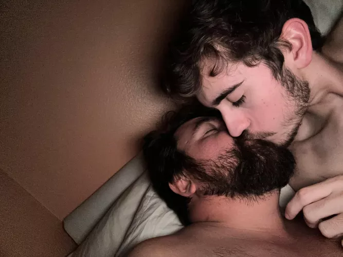 40 and 20. Thought this was a cute pic:)