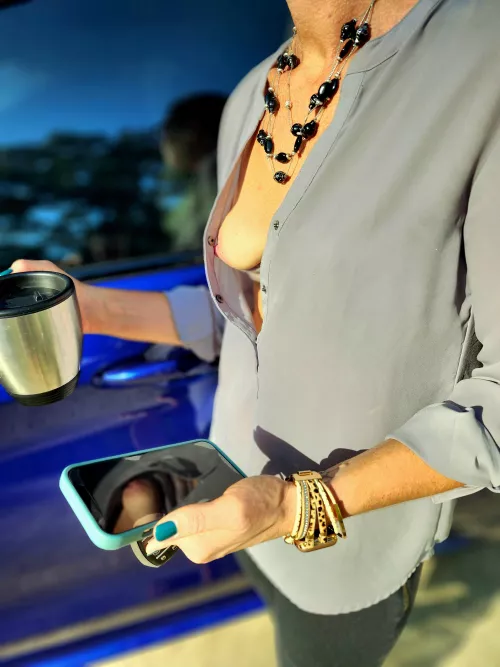 Always need to check myself after a lunch date.