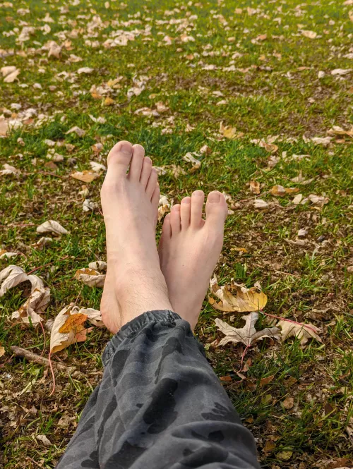 barefoot in the park - would you stare?