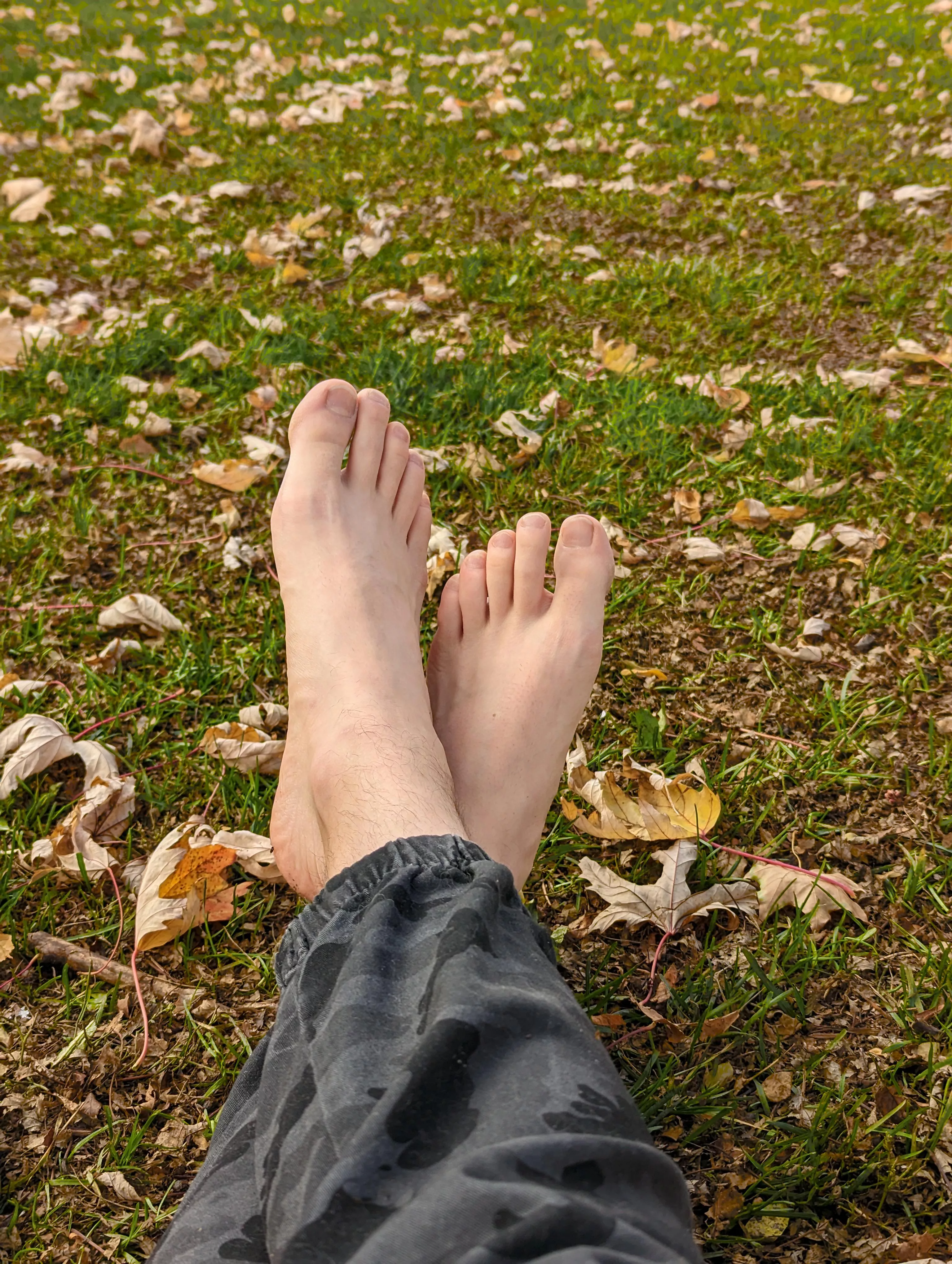 barefoot in the park - would you stare?