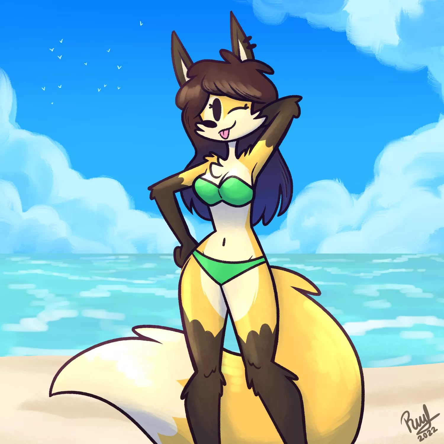 Beach day (by me)