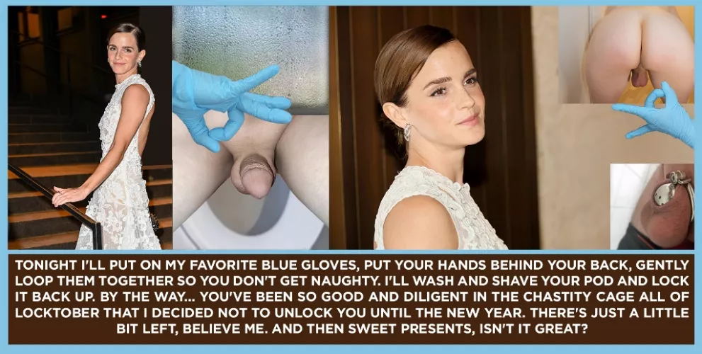 blue gloves