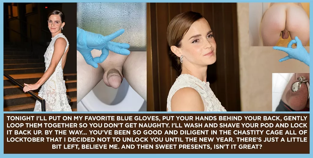 blue gloves