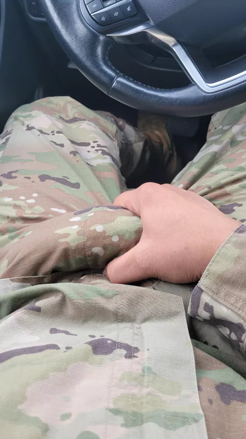 can't get out of my car now