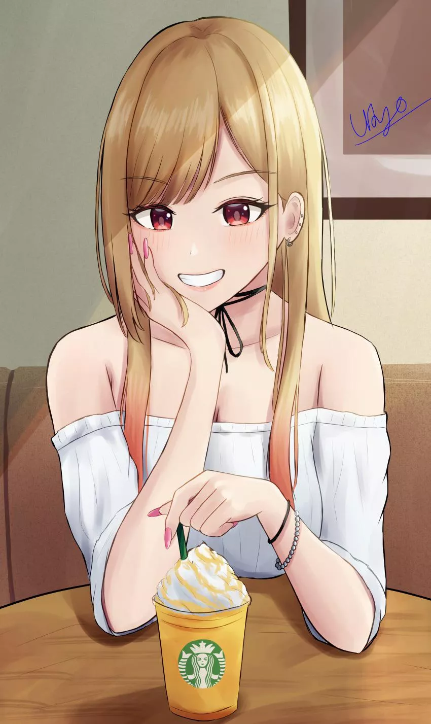 Coffee with best waifu