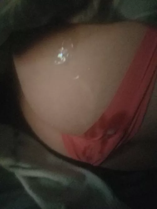 Daddy using my ass as a cum rag 💕💕