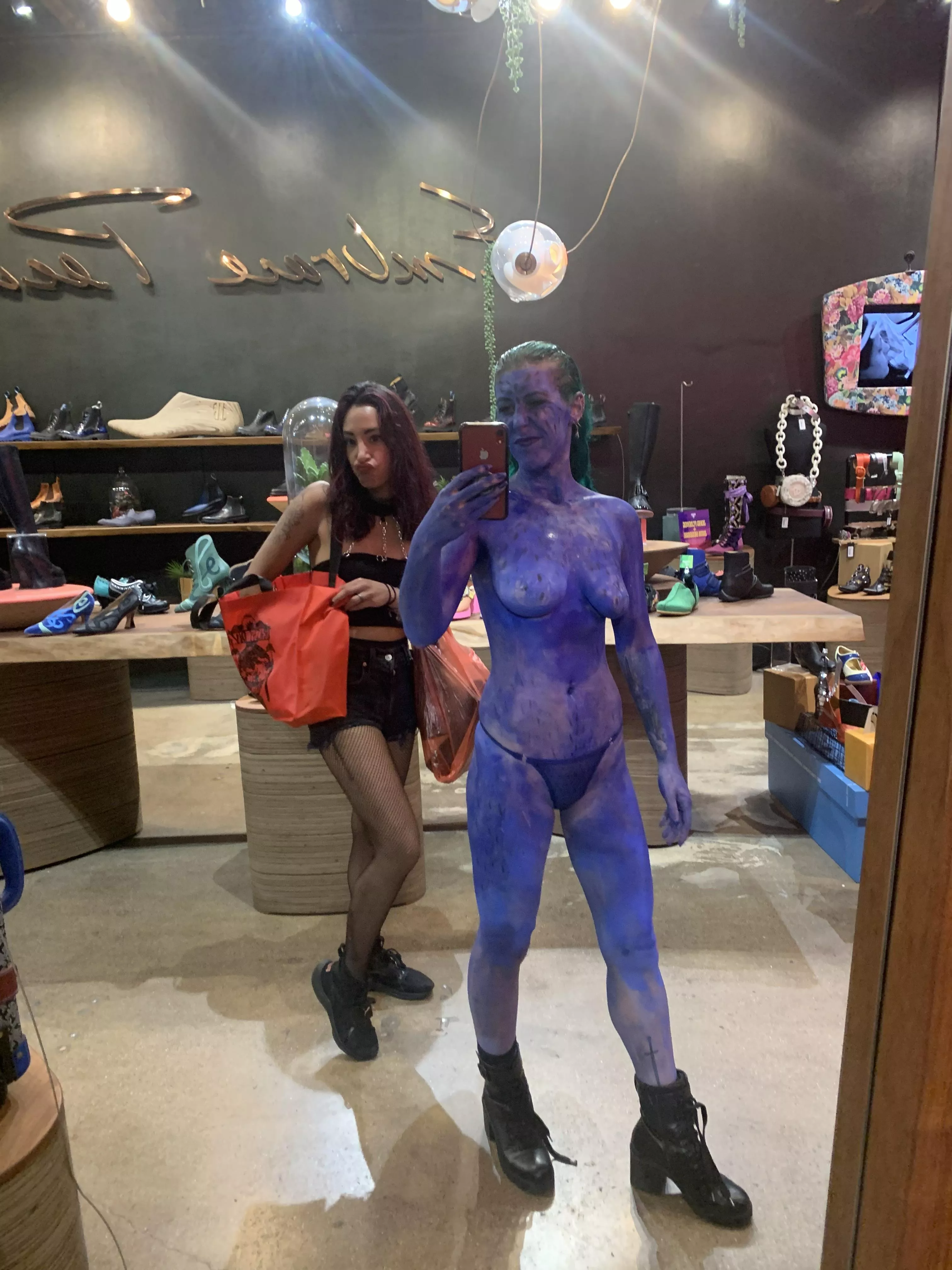 Emo's Halloween shopping