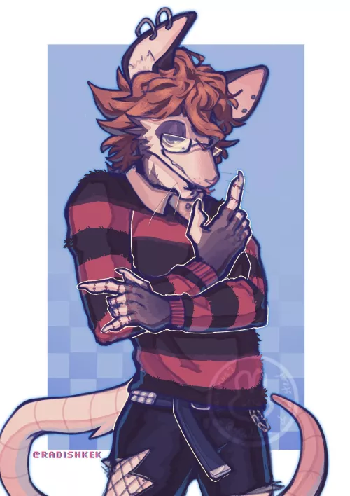 Finished this comm recently! I had fun with the colors on this one hehe (Art by me/ @radishkek) Comms are open if you’re interested ✨