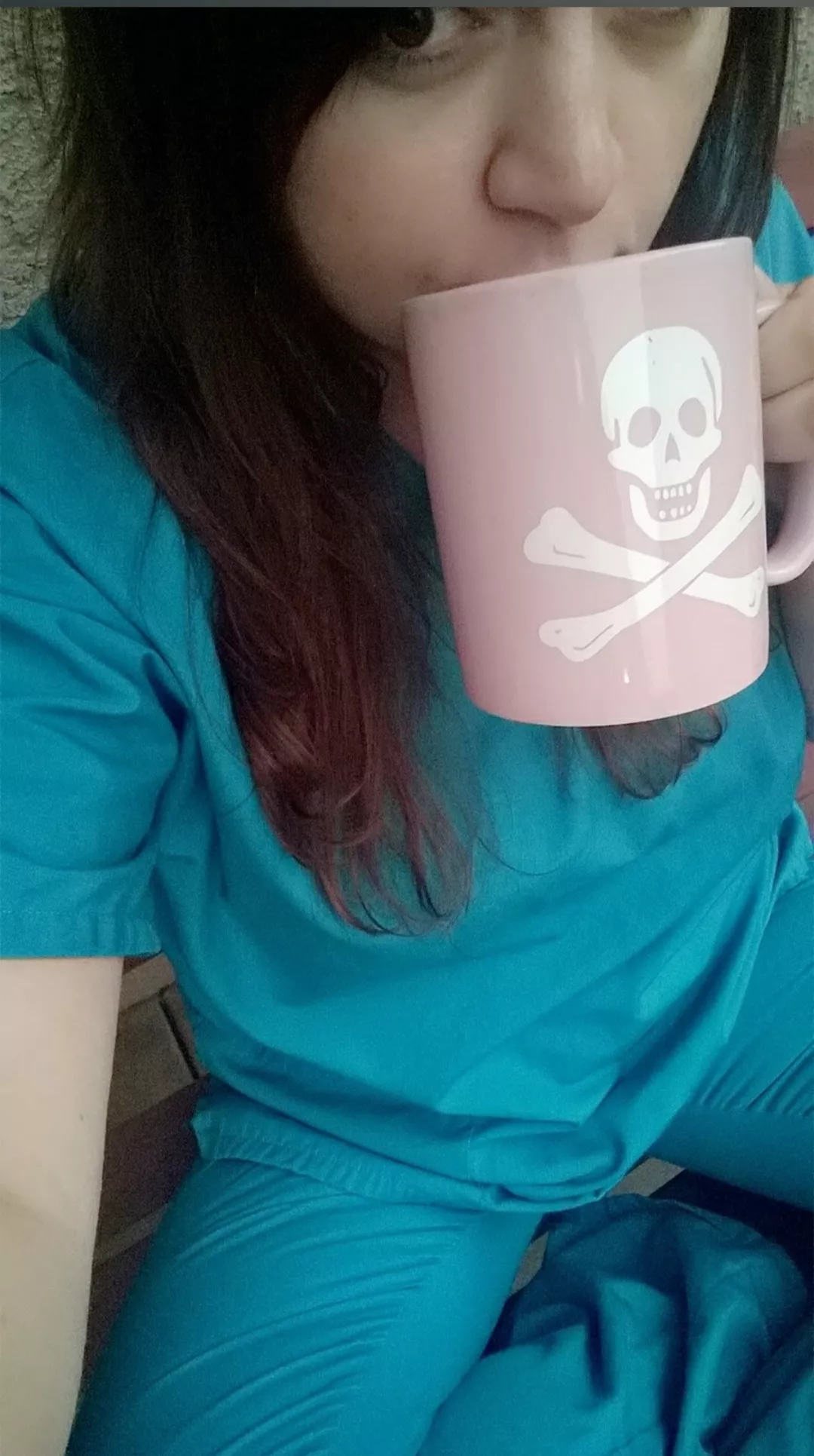 first time posting here. I'll be wild next time 😁☠️☕