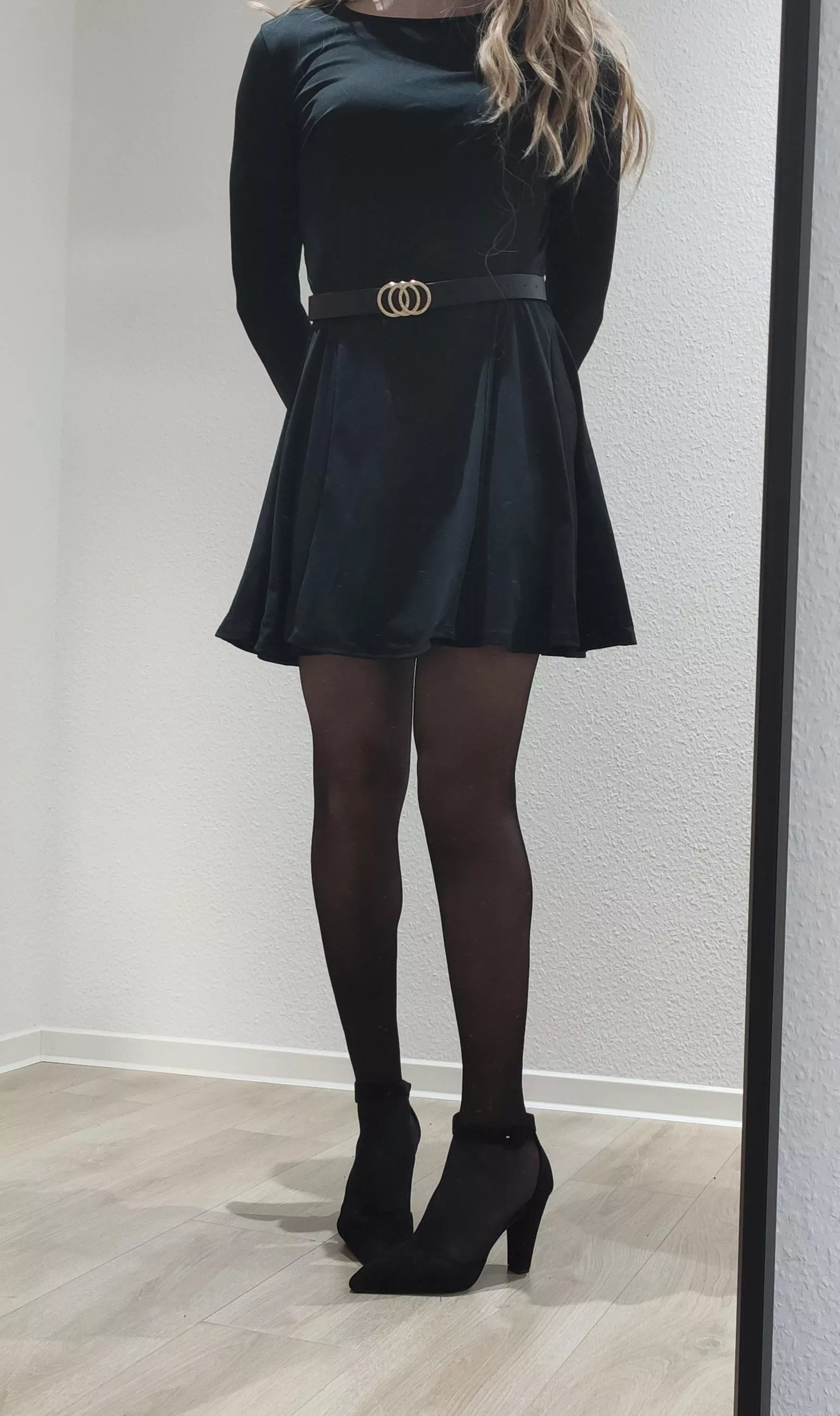 first time wearing a dress and heels 🥰🥰