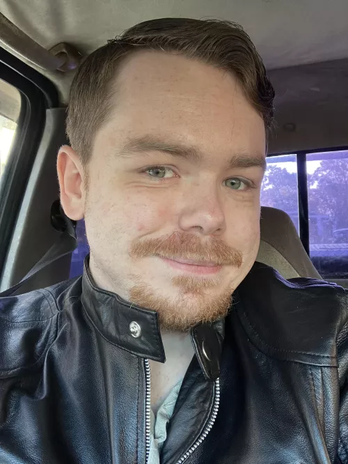Fresh Haircut and Leather for Fall Weather. Feeling Better than Ever!!! 😃