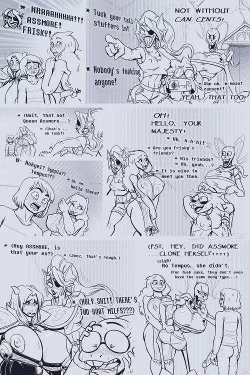 [Frisk, Papyrus, Toriel, Asgore, Undyne, Alphys] Under(her)tail Part 8 Page 26