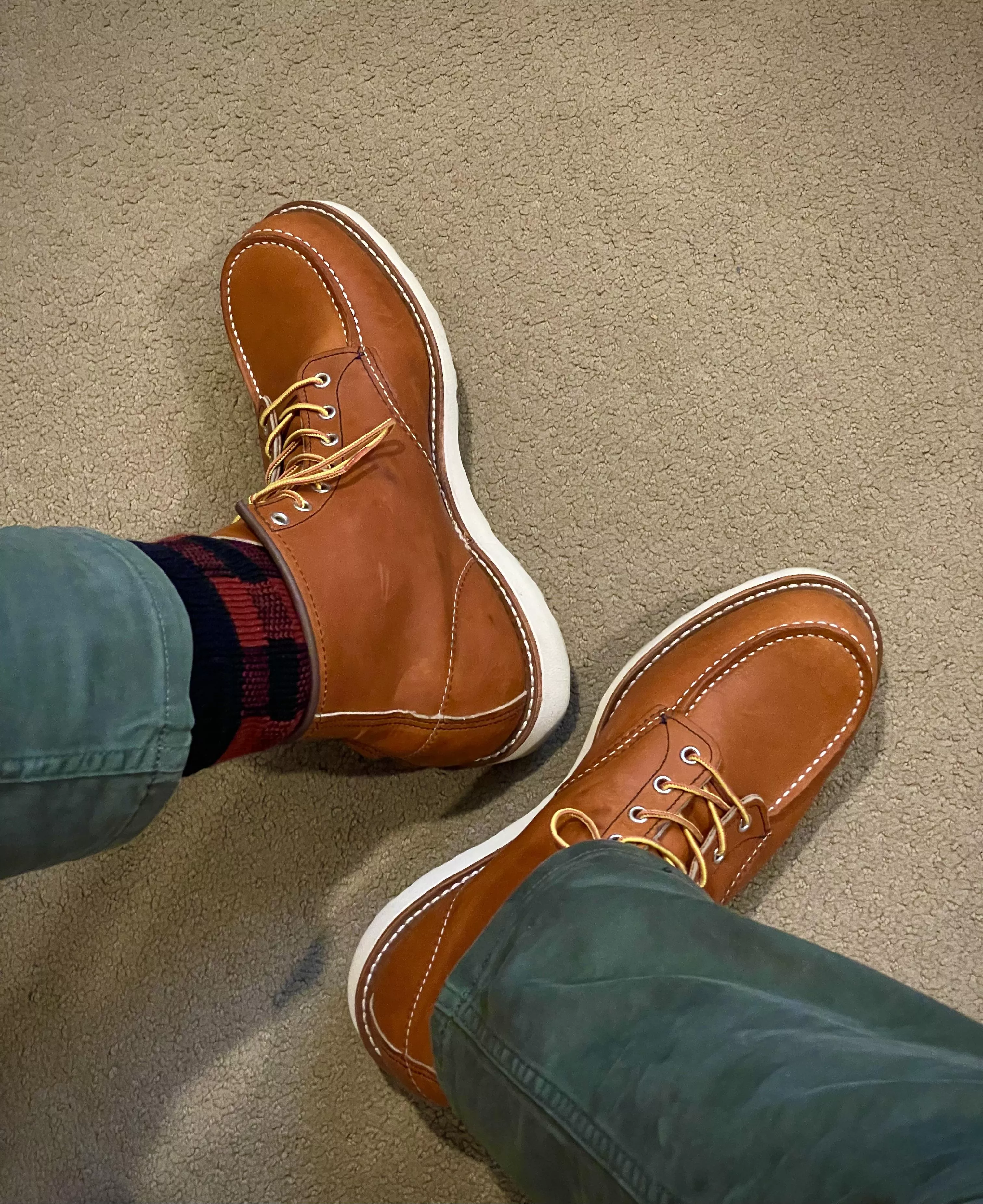 Grabbed some Gold Toe “camp socks” from Target. Work great for boots.