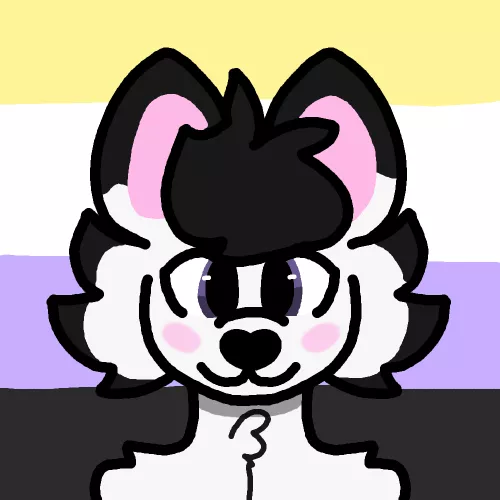Hey, I'm bored and want to do art so dm me ur fursona so I can make a headshot of them for free. It will be like the image you see below. <3