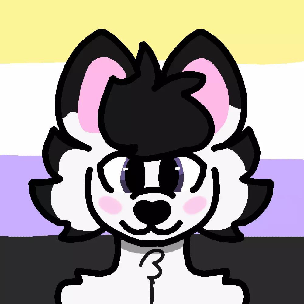 Hey, I'm bored and want to do art so dm me ur fursona so I can make a headshot of them for free. It will be like the image you see below. <3