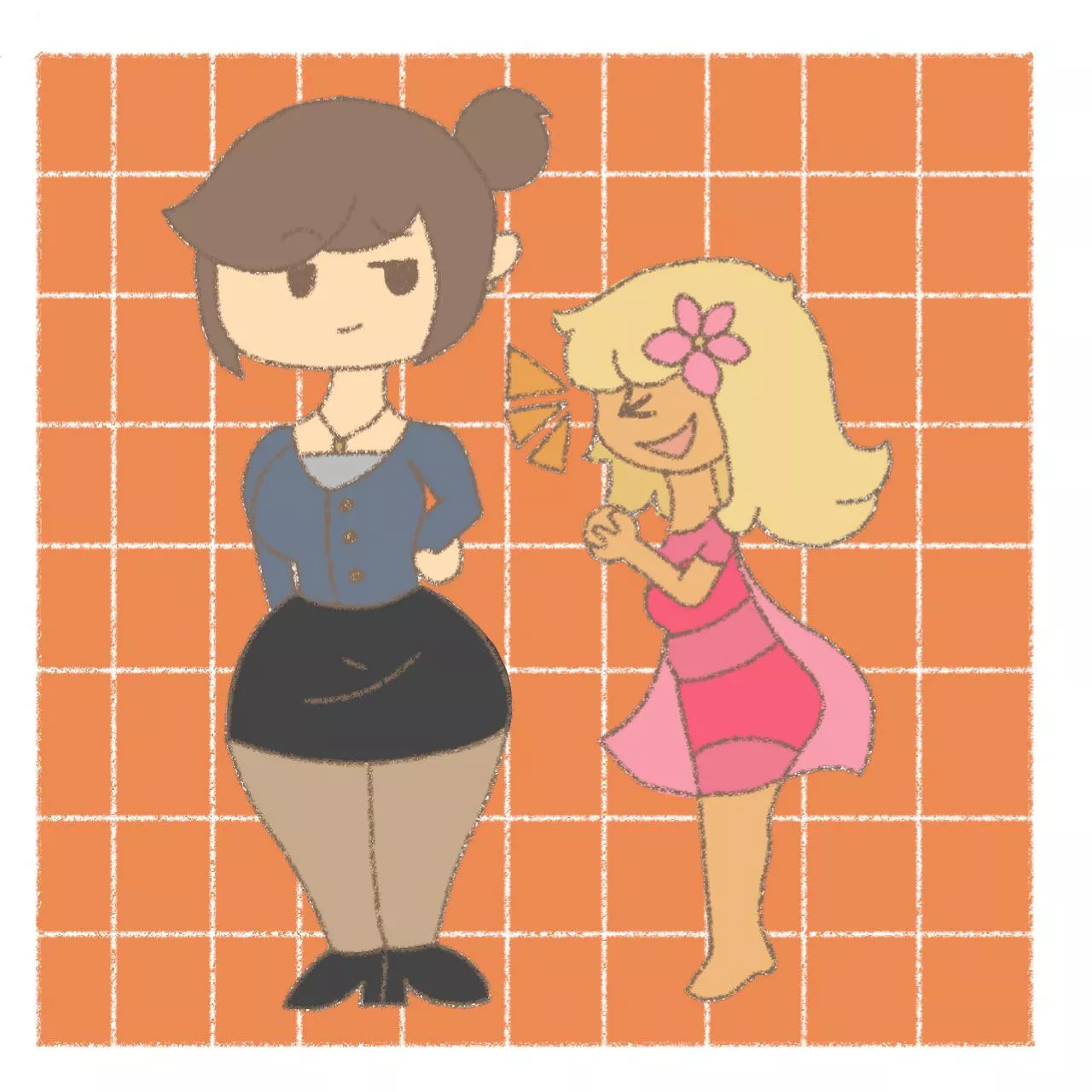 How I Imagine Brooke And Sukis First Meeting Went.