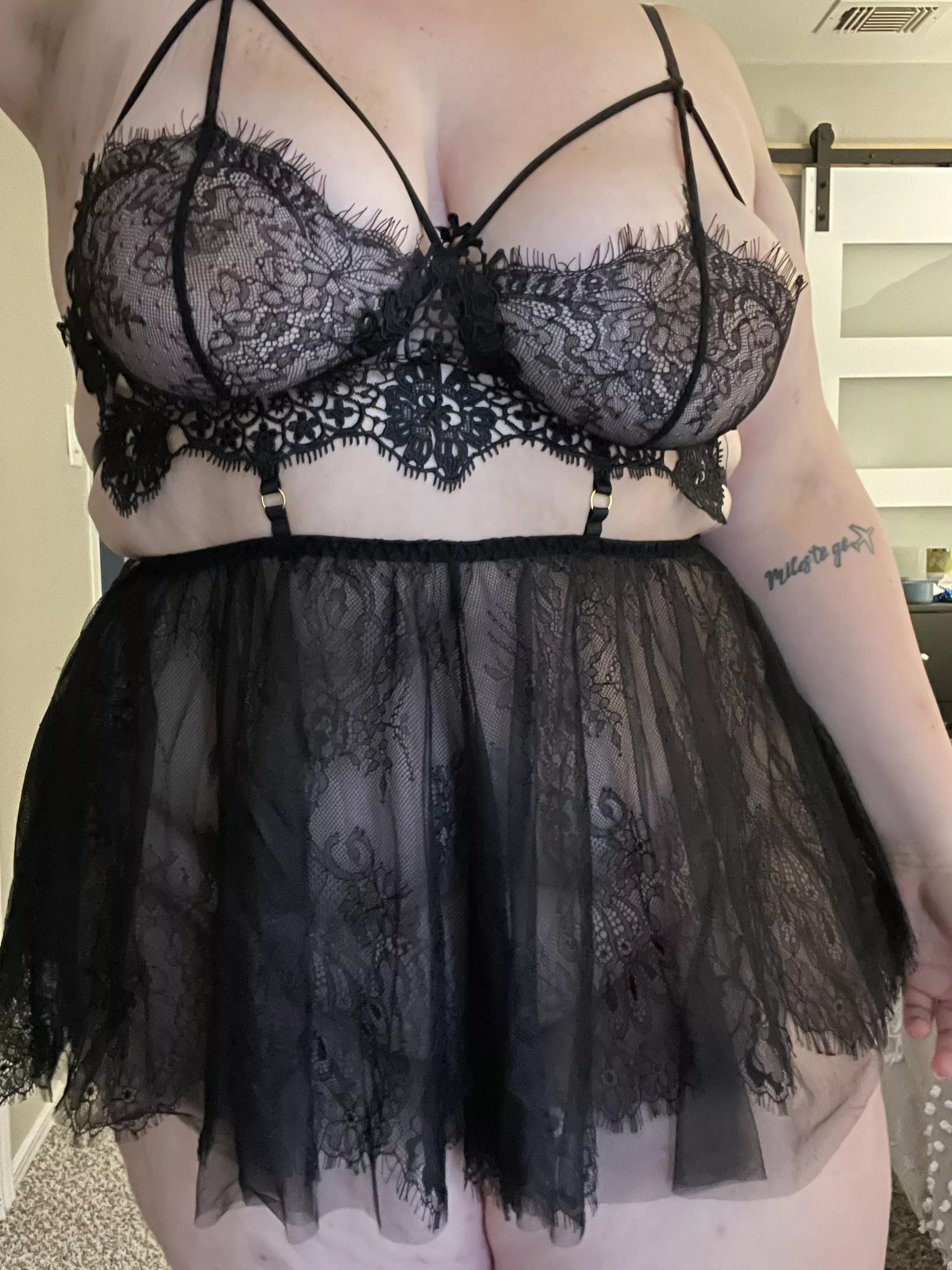 I bought this on a whim with no one to wear it for, hopefully you’ll enjoy it?