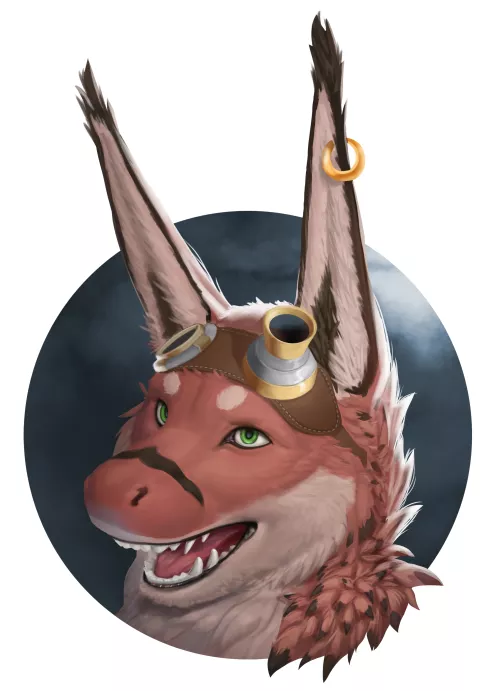 I drew a portrait of my character!