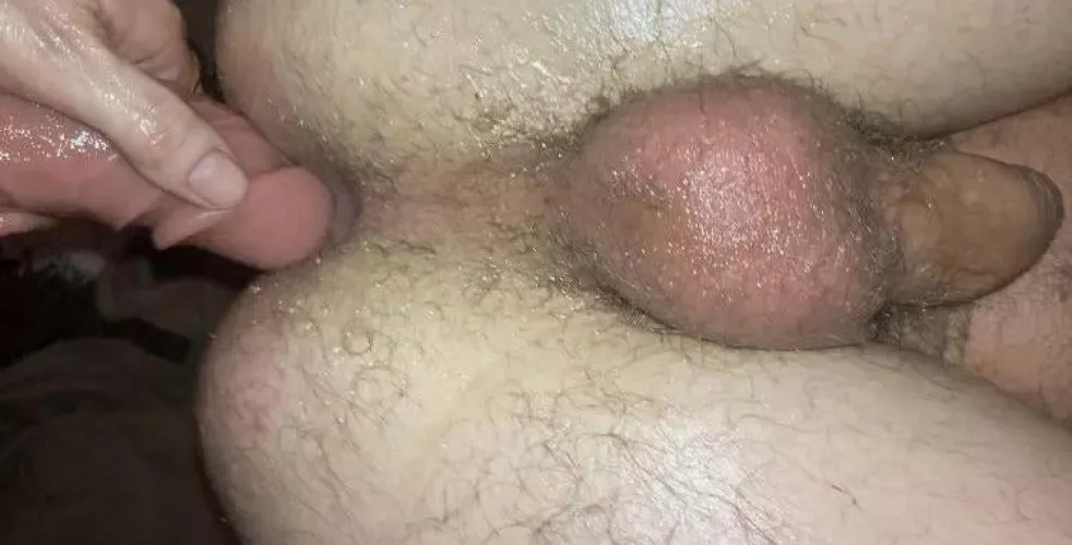 I love hearing him moan when I enter him!