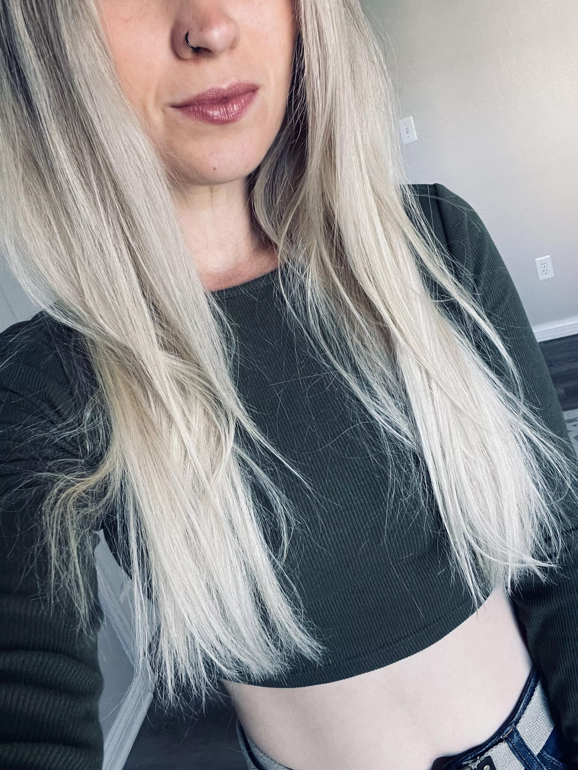 I love the length when it’s straight