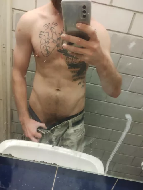 I work with clay so I don't mind getting dirty