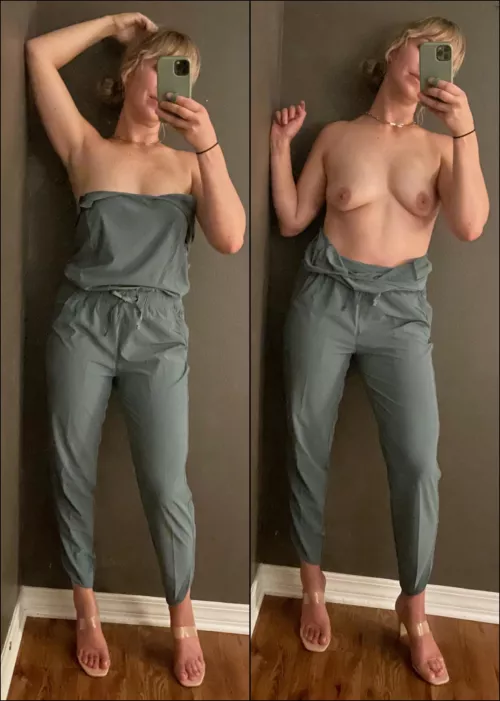 In case you were wondering what’s underneath on date night. 💍🤷🏼‍♀️