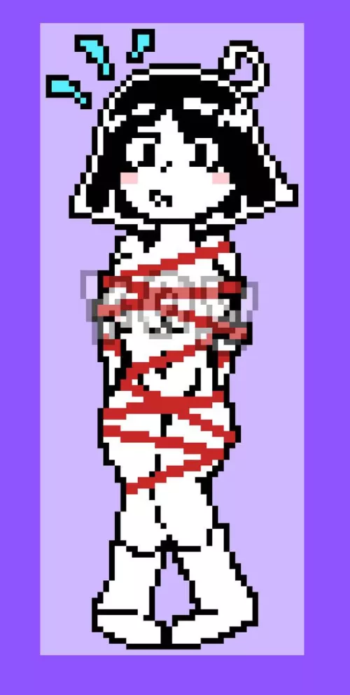 is this technically bondage? [Chara](Pixel art)