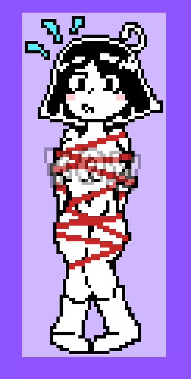 is this technically bondage? [Chara](Pixel art)