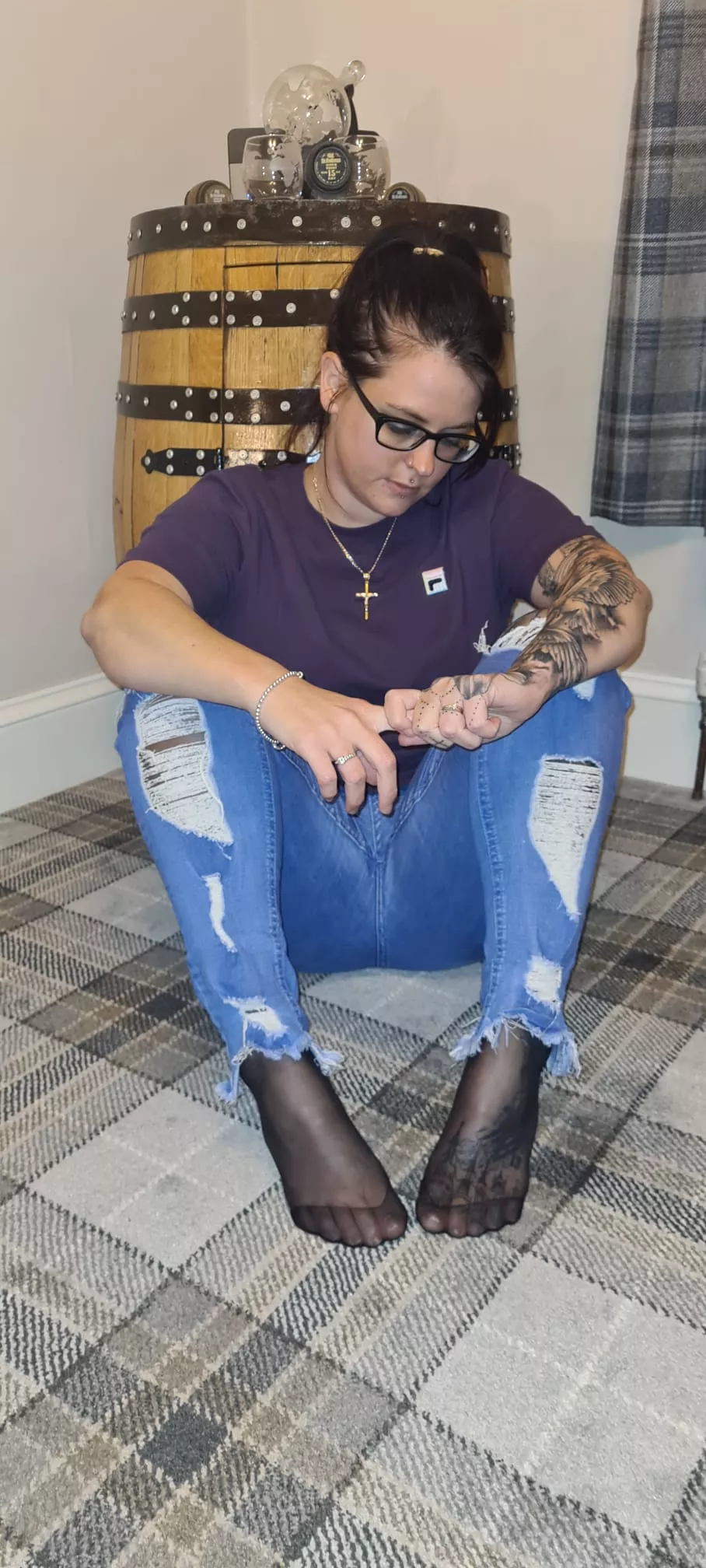 jeans and pantyhose? 🤍