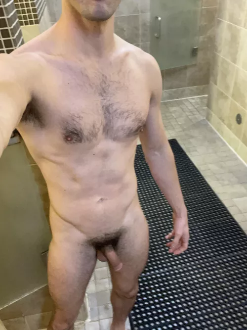 Just finished my workout, who wants to shower with me?
