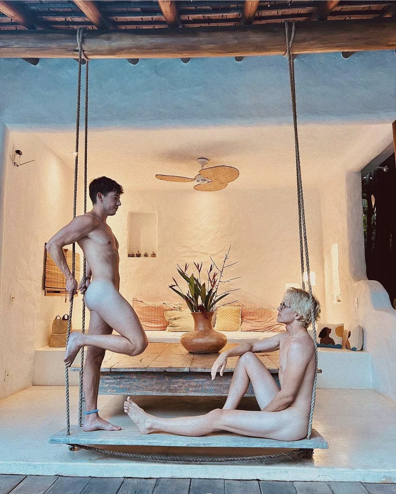 Kevin McHale (of Glee fame) and his partner.