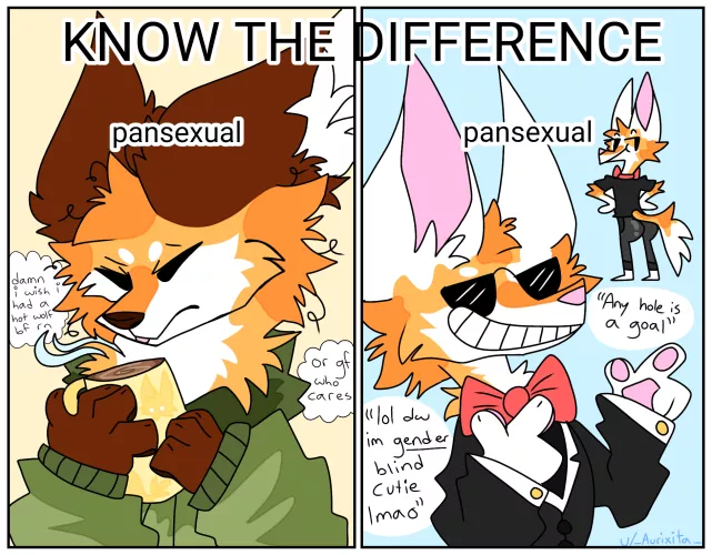 Know the Difference! Art by me ^^