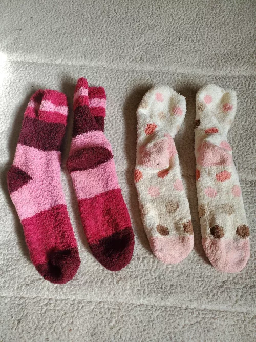 Last chance to snag up these fuzzies before they're washed!