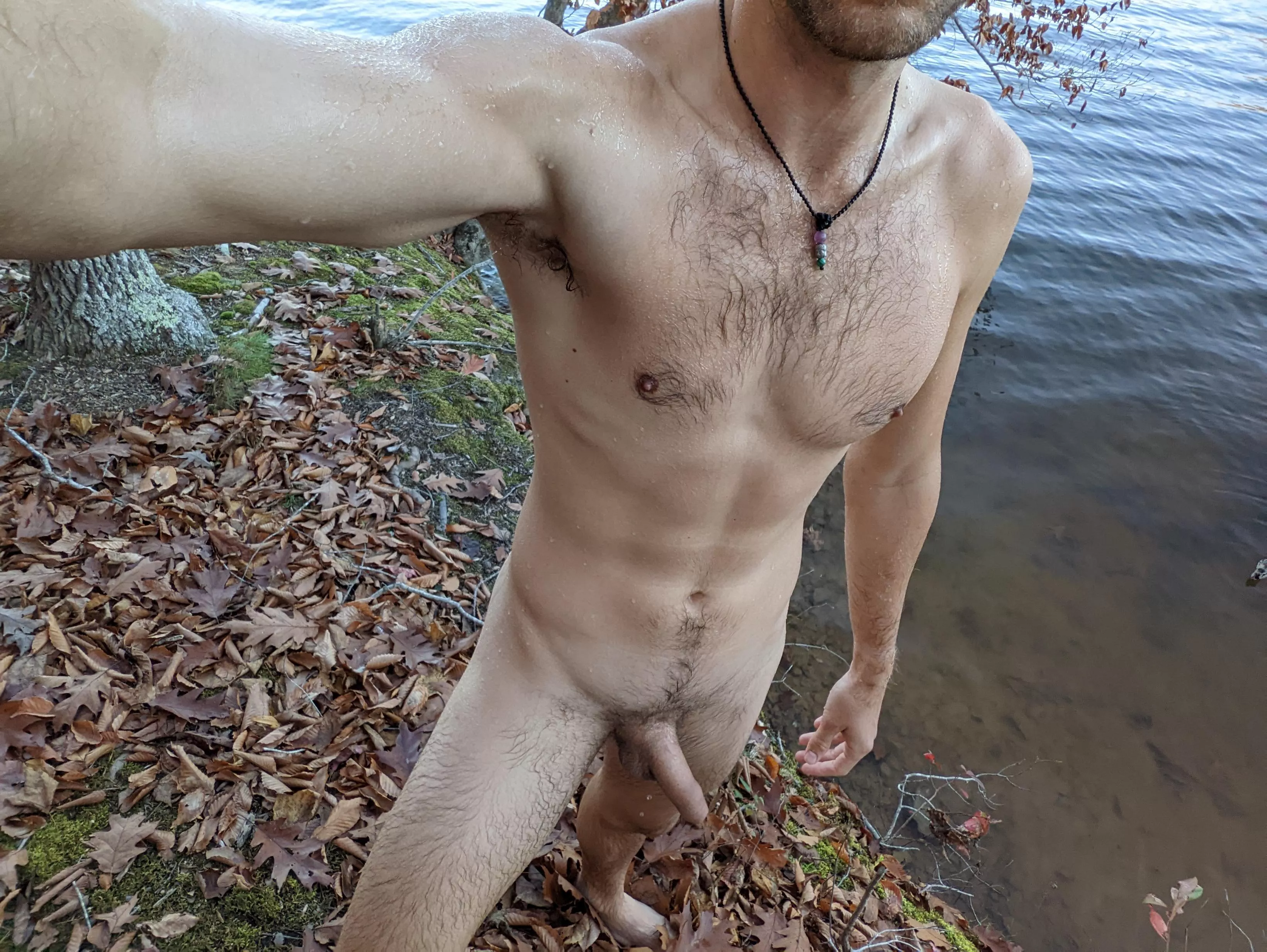 Let's swim in the lake