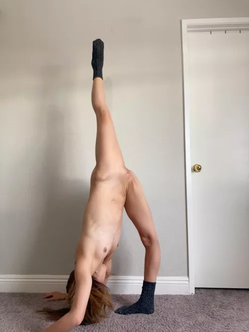 Morning Yoga. But I need socks with this cold weather😅