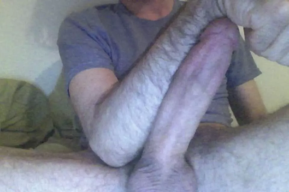 My cock doubles as an armrest.