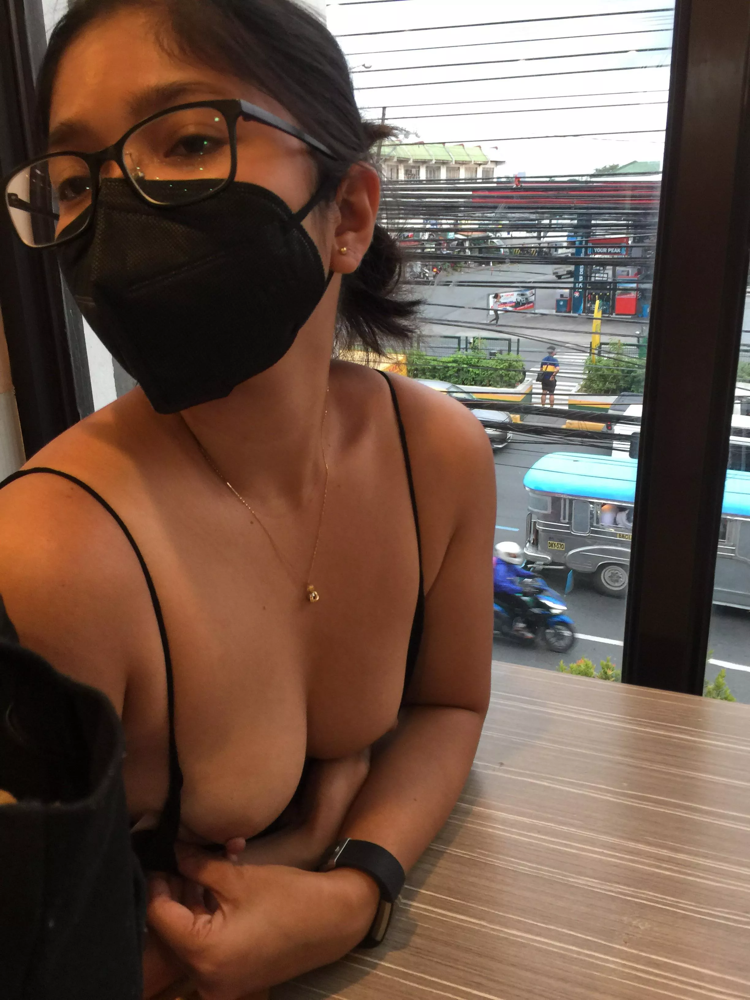 My tits are small but I still love to show off!