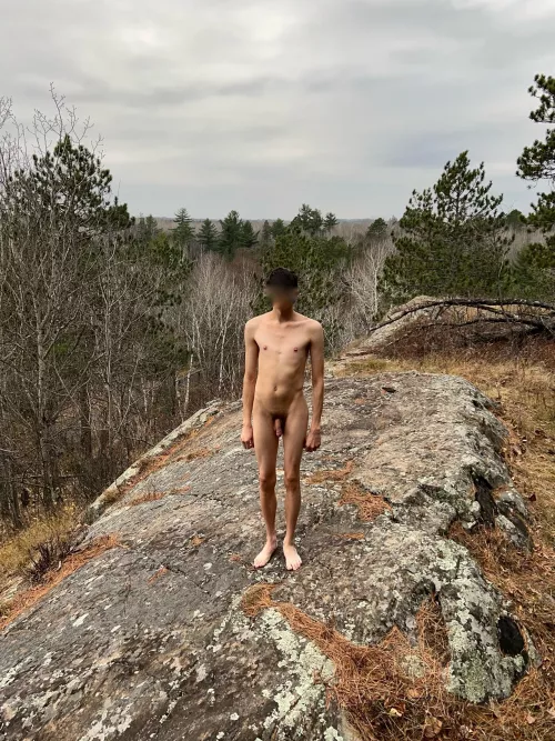 naked with a view