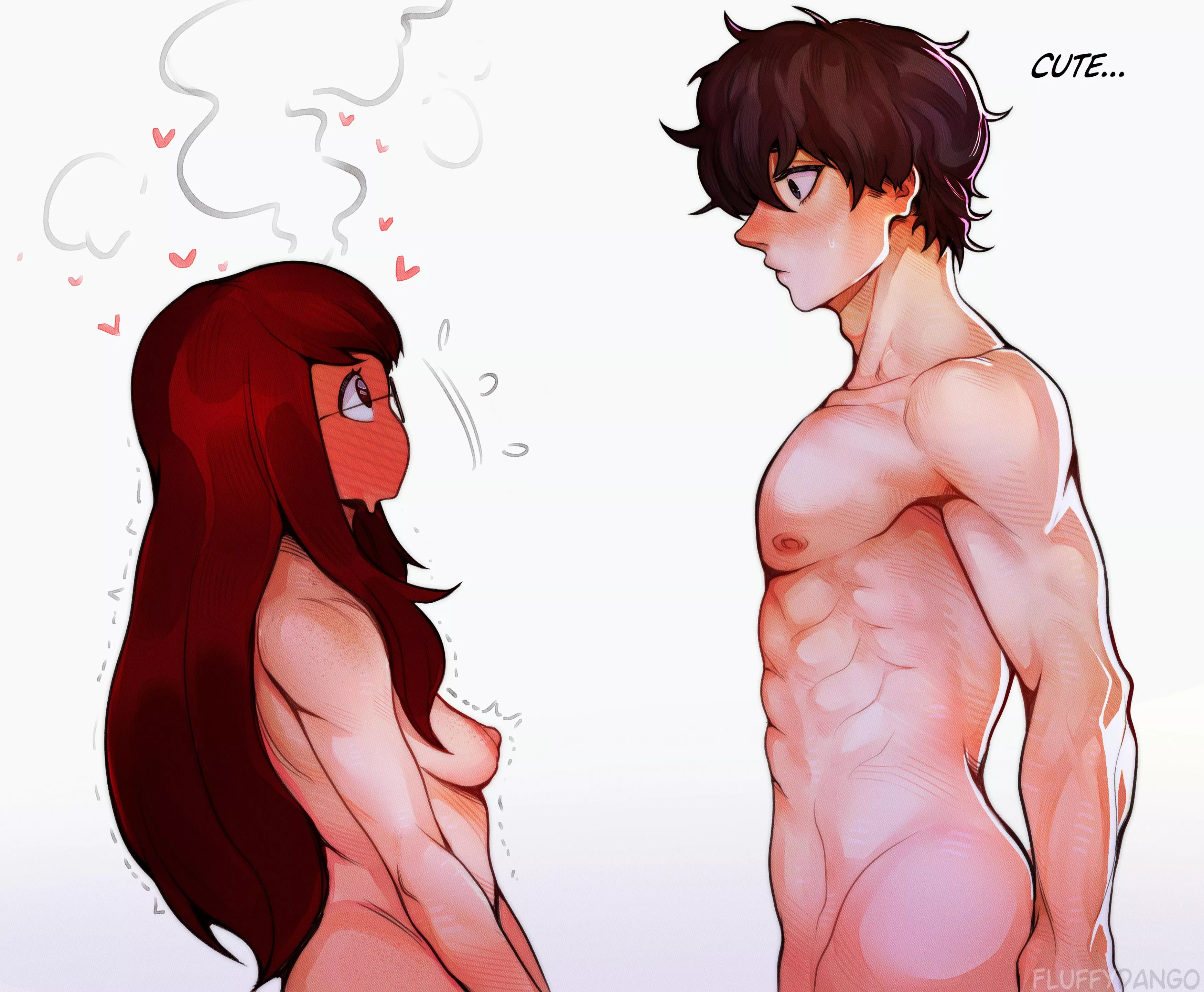 Nakedly Awkward (FluffyDango)