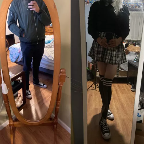 Normal boi vs Femboi