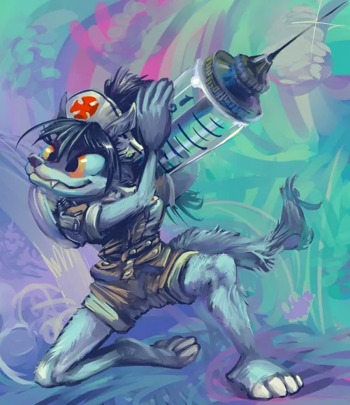 Nursed day of my life (Sabik Sphinx's character but I drew it)