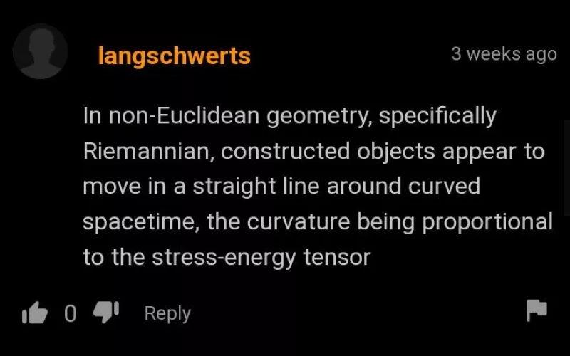 Ok um, that's some next level post nut clarity