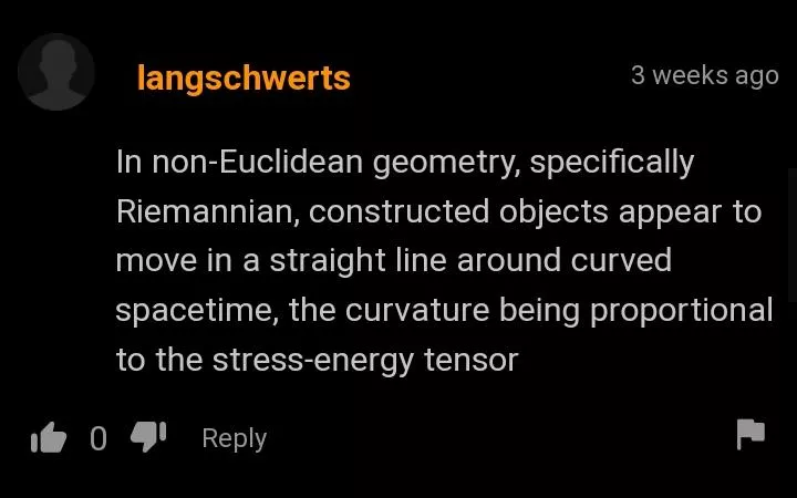 Ok um, that's some next level post nut clarity