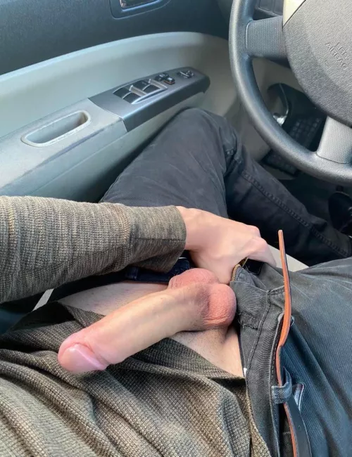 On my way back from work, who would like to drain me😉