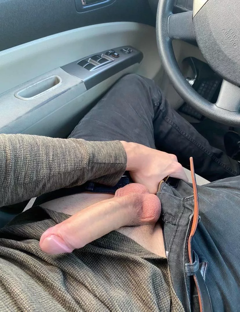 On my way back from work, who would like to drain me😉